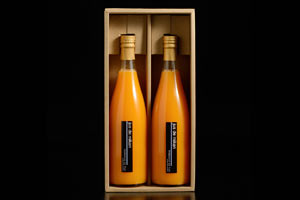  Jus de mikan 農薬・化学肥料不使用の100％みかんジュース ×2本（ギフト仕様） の説明画像